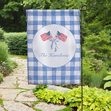 Watercolor Freedom Personalized Garden Flag - 57796