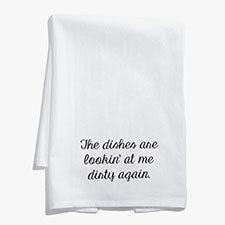 Write Your Own Embroidered Tea Towel - 57822