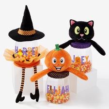 Halloween Alphabet Personalized Candy Jar - 57909