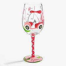 Queen of the Green Wine Glass - 57954