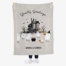 Ghostly Greetings Personalized Blanket - 58148
