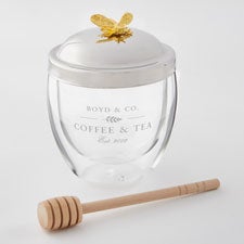 Etched Double Walled Honey Jar by Nikki Boyd - 58155