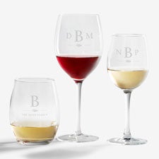 Etched Wine Glass Collection by Nikki Boyd - 58169