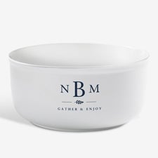 Personalized Large Ceramic Serving Bowl by Nikki Boyd  - 58175