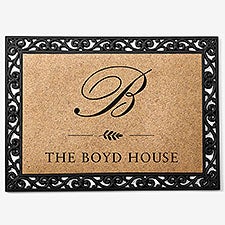 Personalized Synthetic Coir Doormat by Nikki Boyd - 58177