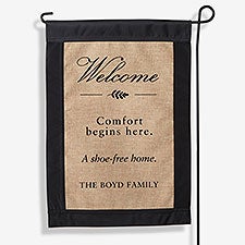 Personalized Burlap Garden Flag by Nikki Boyd - 58178