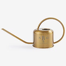 Etched Gold Brushed Watering Can by Nikki Boyd - 58183