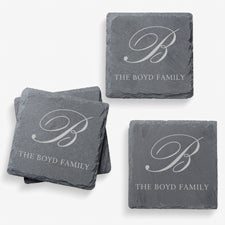 Engraved Slate Coaster Set by Nikki Boyd - 58200