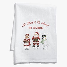 Storybook Christmas Personalized Tea Towel - 58252