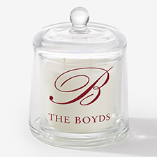 Personalized Cloche Candle by Nikki Boyd - 58617