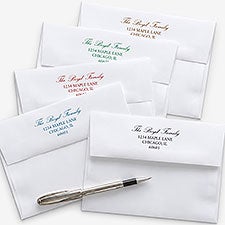 Return Address Imprinted 5 1/4" x 7 1/4" Envelopes by Nikki Boyd  - 58704
