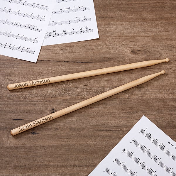 Personalized Drumsticks - Engraved - 10494