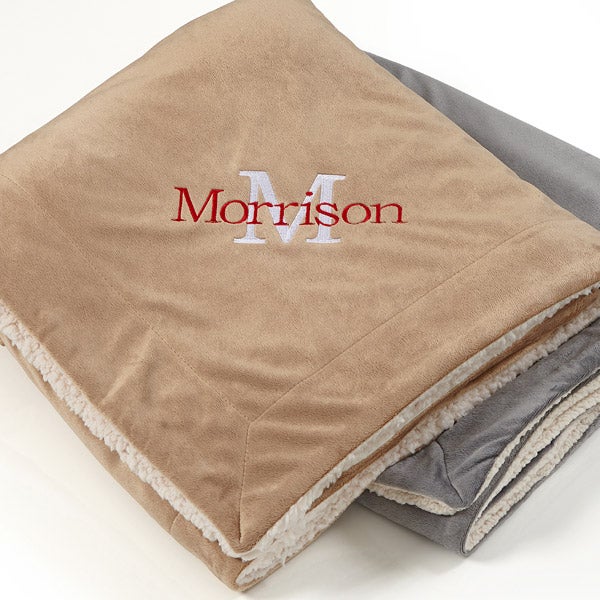 Personalized Sherpa Blankets - Initially Yours - 12255