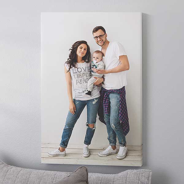 thumbnail image 2 of Large 30x20 Custom Photo To Canvas Print – Personalised Framed Art Gift, UK Made 2 of 4