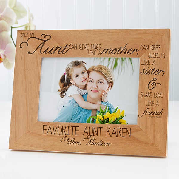 Personalized Aunt Picture Frames Special Aunt