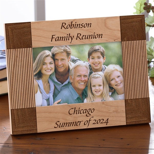 Personalized Wooden Picture Frame - Create Your Own Design - 1342