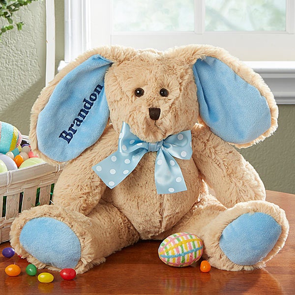 Personalized Stuffed Easter Bunny - 14129