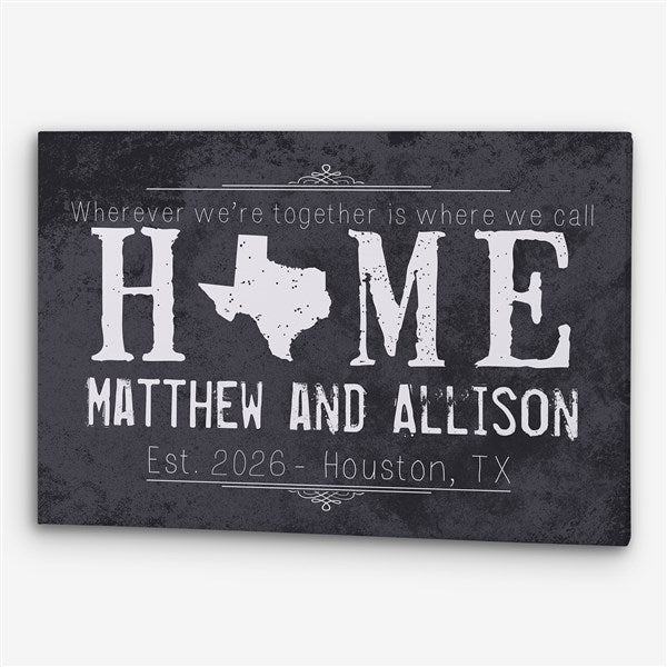 Personalized Canvas Prints - State of Love - 14131