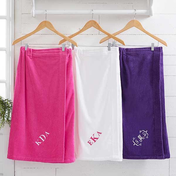 Spa Comfort Ladies Embroidered Towel Wrap - 14898