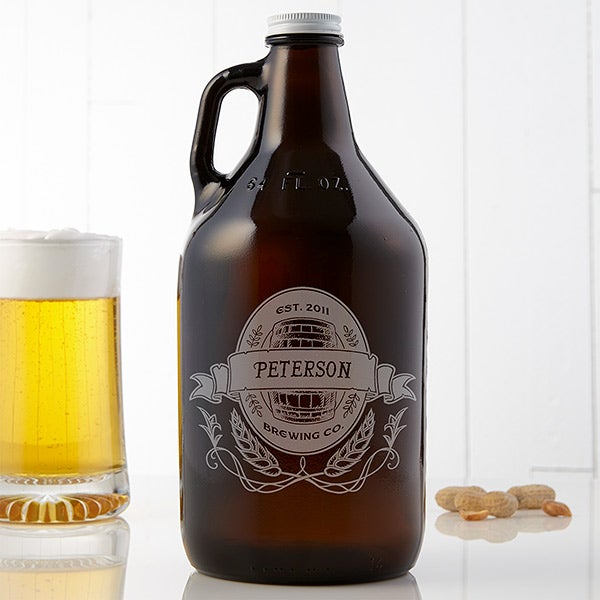 Personalized Beer Growler - Brewing Company - 14968