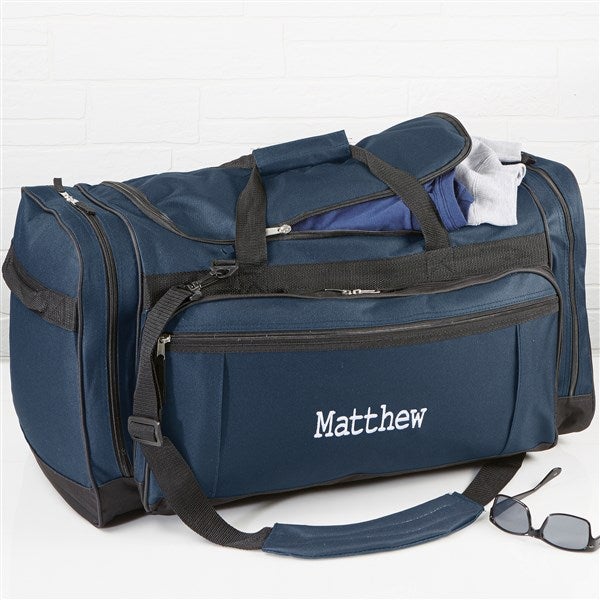 Embroidered Duffel Bag Deluxe Weekender