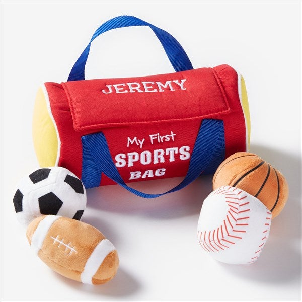 Personalized Baby Toys - My First Sports Ball Bag - 16371