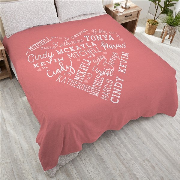 Personalized Blankets - Close To Her Heart - 16802