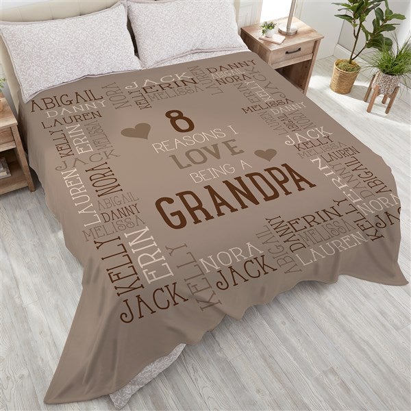 Personalized Blankets For Grandpa - Reasons Why For Him - 16876