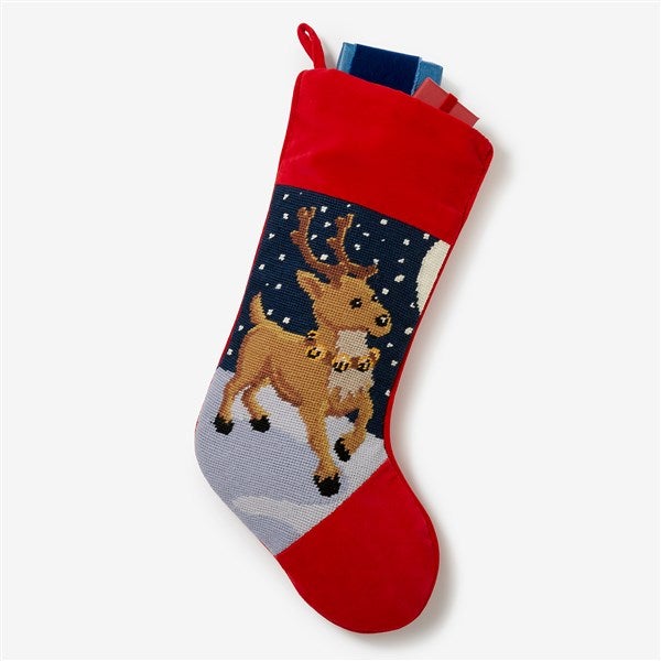 Personalized Needlepoint Christmas Stockings - Winter Charm - 17317