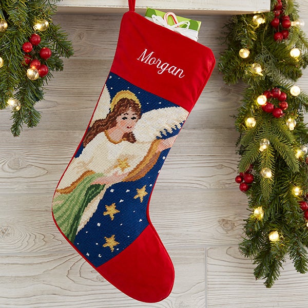 Needlepoint Christmas Stocking