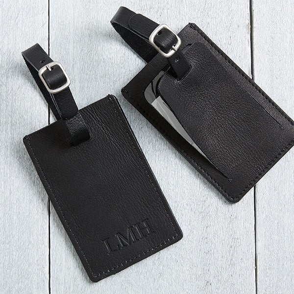Personalized Debossed Luggage Tag - First Class  - 17329