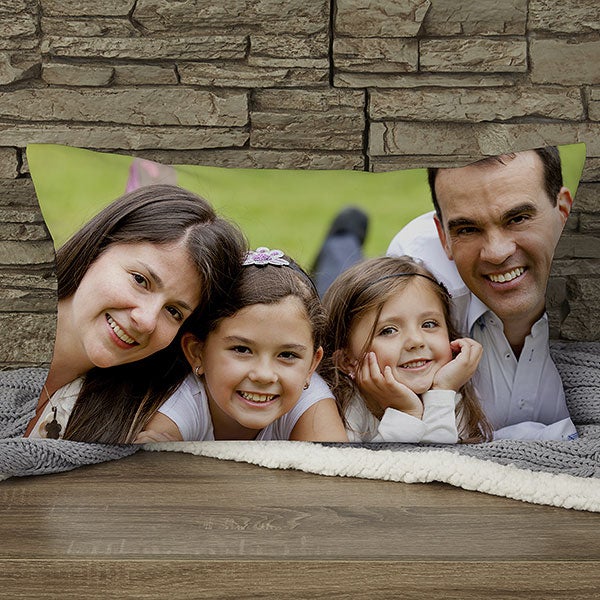 Personalized Photo Throw Pillow - Photo Memories - 17972