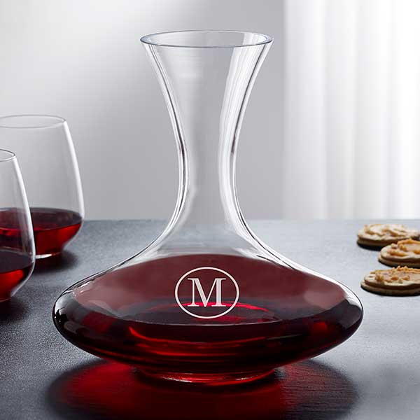 Large Custom Engraved Red Wine Glass