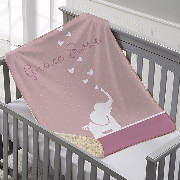 Baby Zoo Animals Personalized Baby Blankets - 18408
