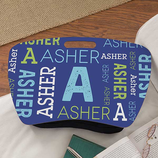 Personalized Lap Desk for Kids - Repeating Name - 18524