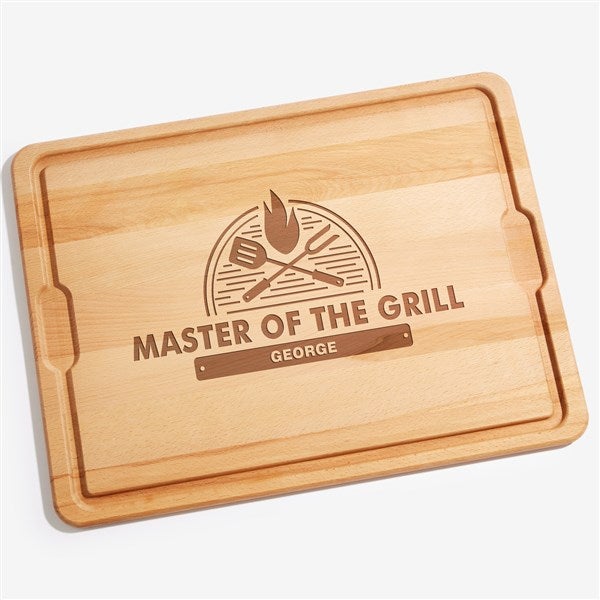 Personalized BBQ Cutting Board - The Grill - 18597