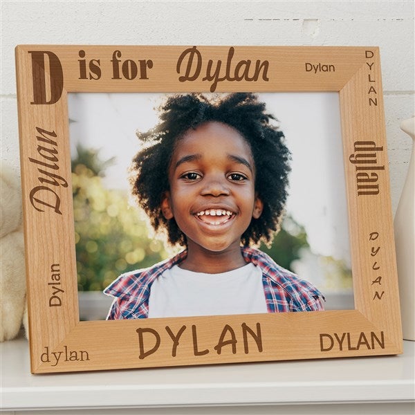 Personalized Picture Frame for Kids - Alphabet Name Design - 1862