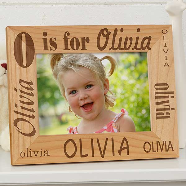 Personalized Picture Frame for Kids - Alphabet Name Design - 1862