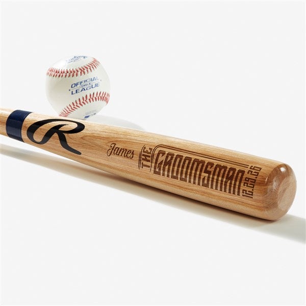Personalized Baseball Bats - Groomsmen Gifts - 18950