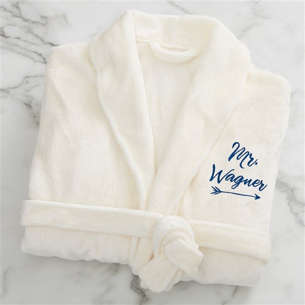 Personalized Mr & Mrs Luxury Bathrobes - 19219