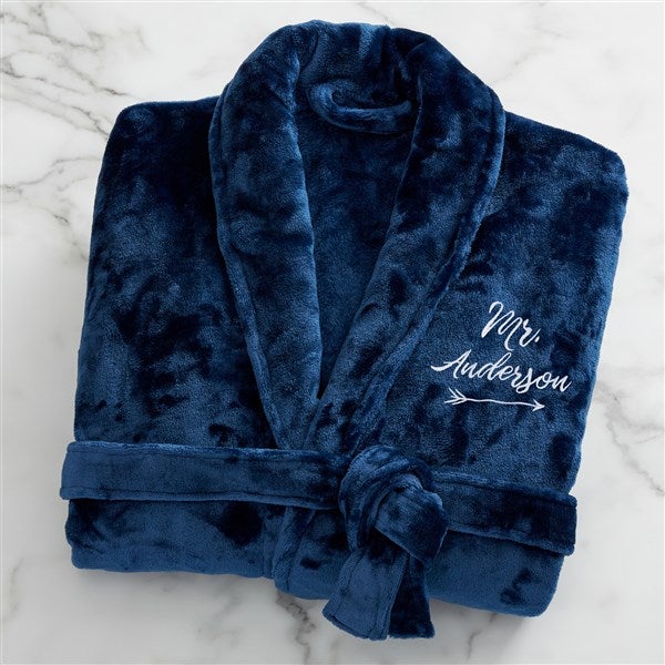 Personalized Mr & Mrs Luxury Bathrobes - 19219