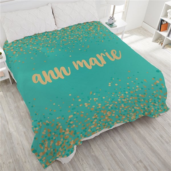 Sparkling Name Personalized Blankets For Teenage Girls - 19264