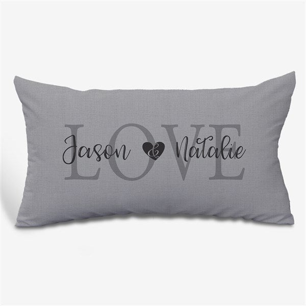 Personalized Throw Pillows - Elegant Couple - 19458