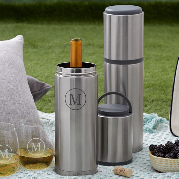 Personalized Portable Wine Bottle Chiller - 21360