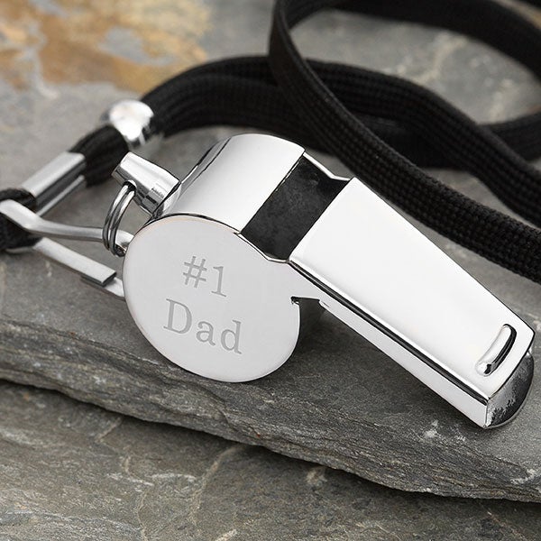 #1 Dad Personalized Whistle Gift For Dad - 22870