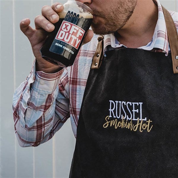 L'Chaim Foster & Rye Canvas Grilling Apron main image 1