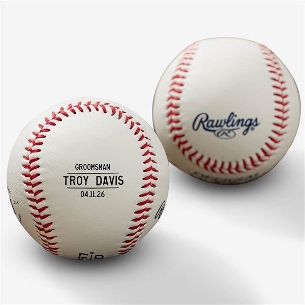 Personalized Baseball Groomsmen Gifts - 24083