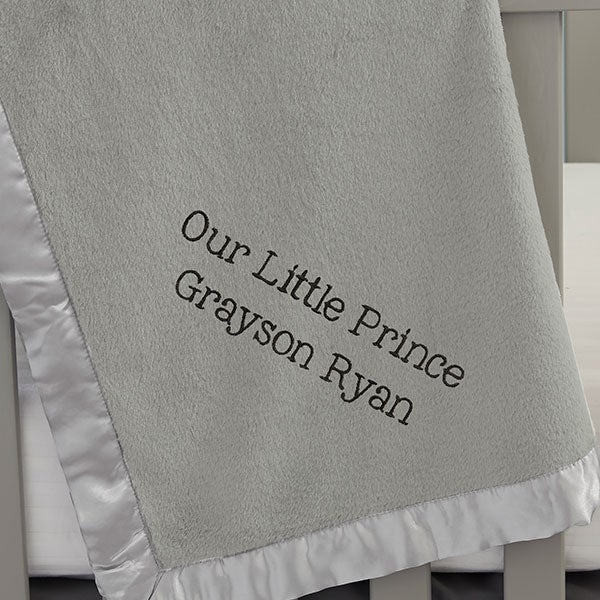 Personalized Custom Embroidered Baby Blankets - 24795