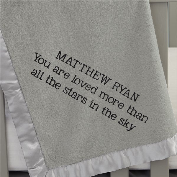 Personalized Custom Embroidered Baby Blankets - 24795