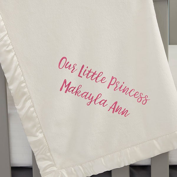 Personalized Custom Embroidered Baby Blankets - 24795